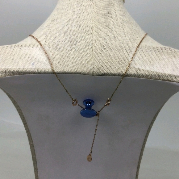 Stella & Dot Rose Goldtone Lariat Necklace NWOT 18" - Picture 5 of 5